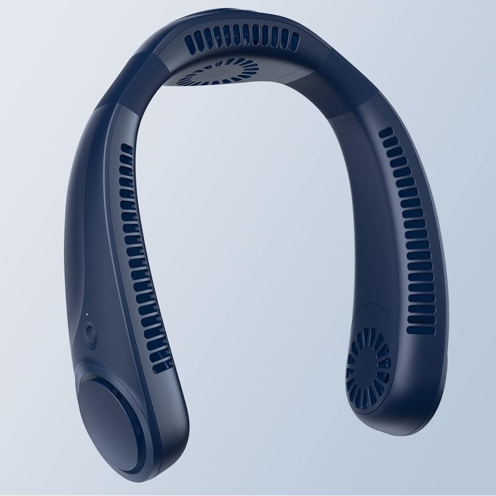 Portable Neck Fan in Dark Blue